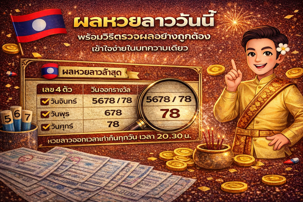 ผลหวยลาววันนี้