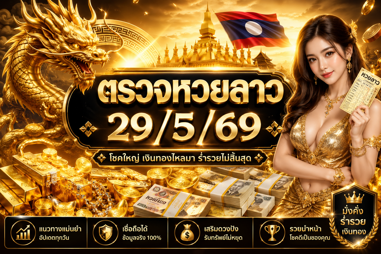ตรวจหวยลาว29/5/69
